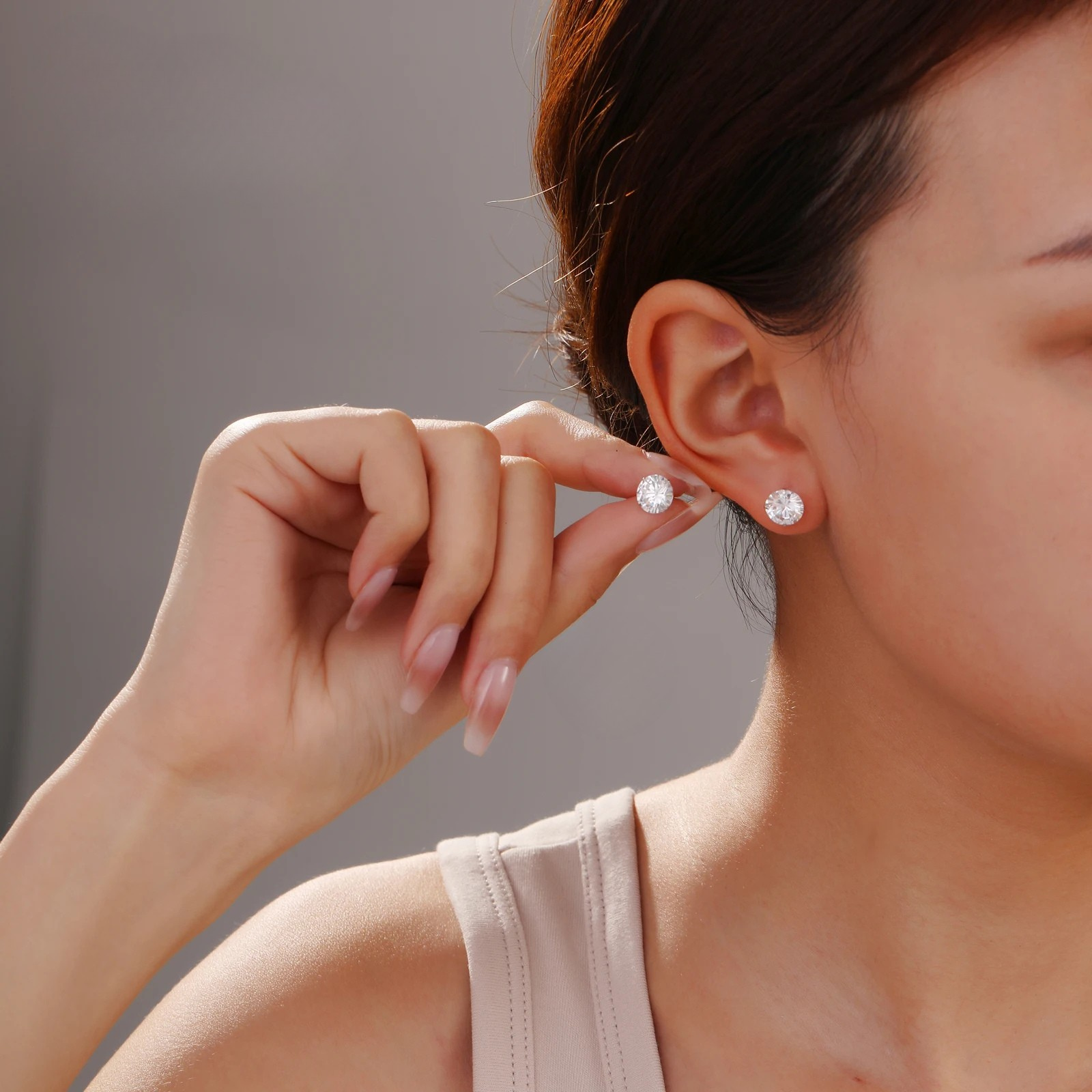 Aretes de Plata de Ley 925 con Zirconia Cúbica