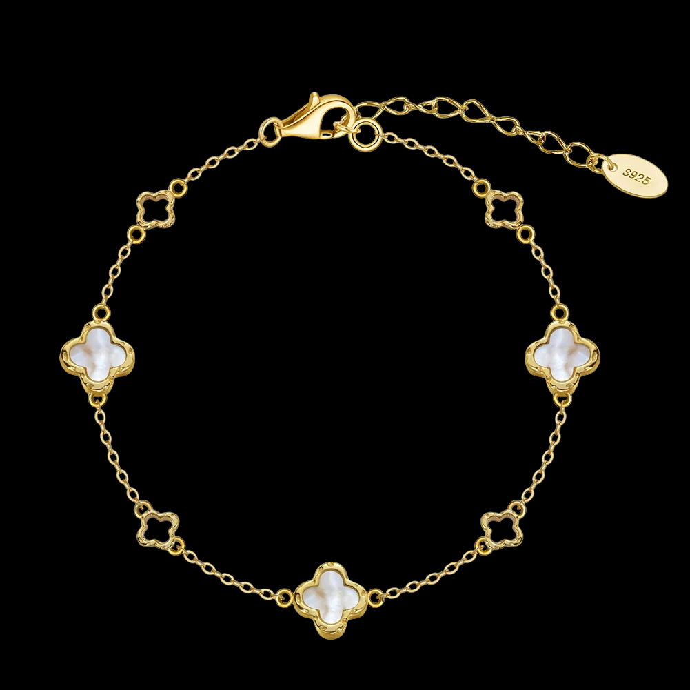 Pulsera Tréboles Blanco – Plata 925