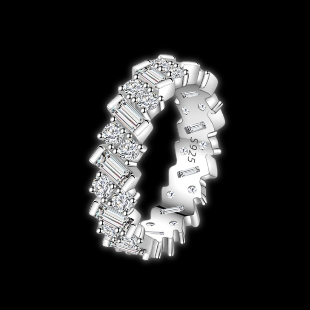 Luz Eterna — Moissanita · Plata 925