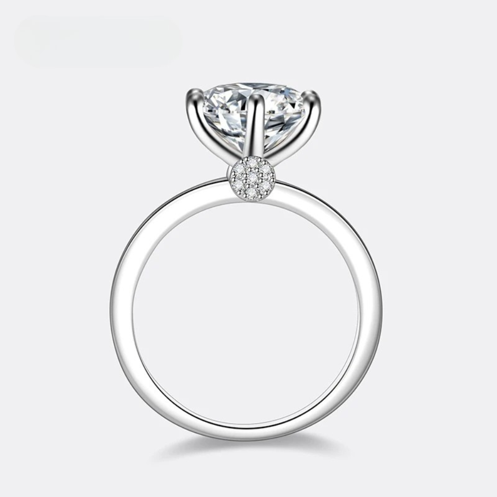 Corona Brillante — Moissanita · Plata 925