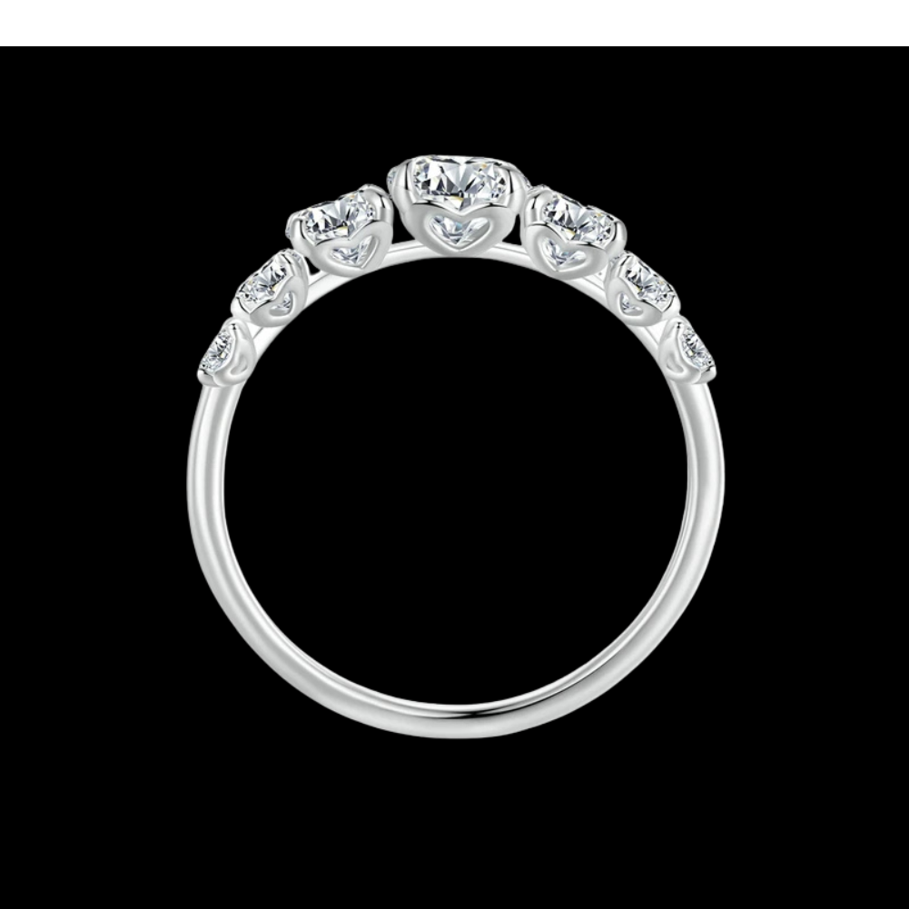 Aura Clara — Moissanita · Plata 925