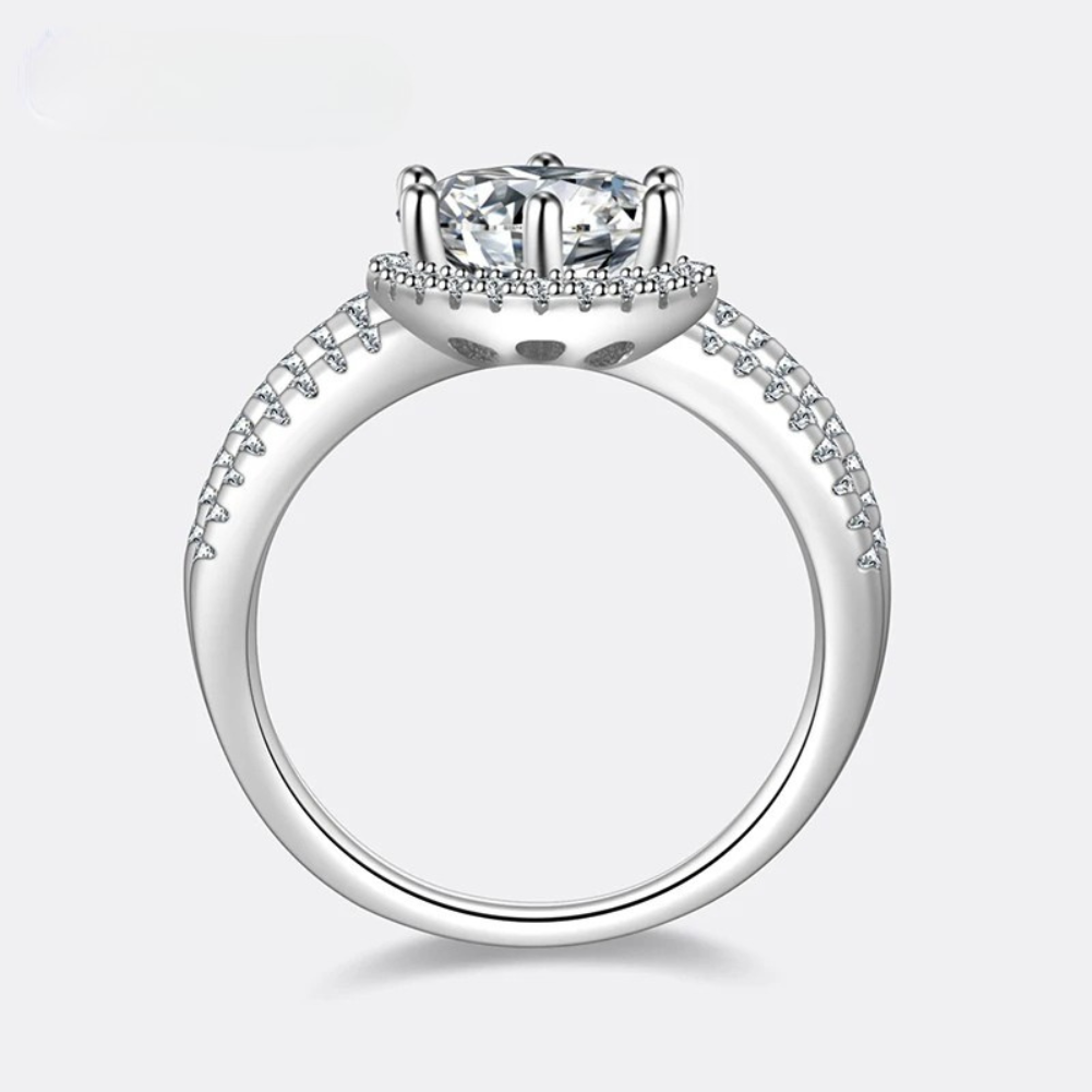 Brillo Estelar— Moissanita 2CT/3CT · Plata 925