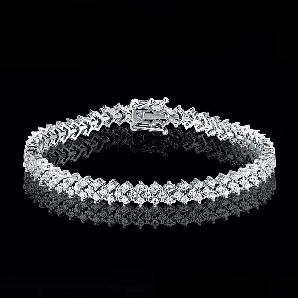 Línea Pura — Moissanita D · Plata 925 · 5.2 mm