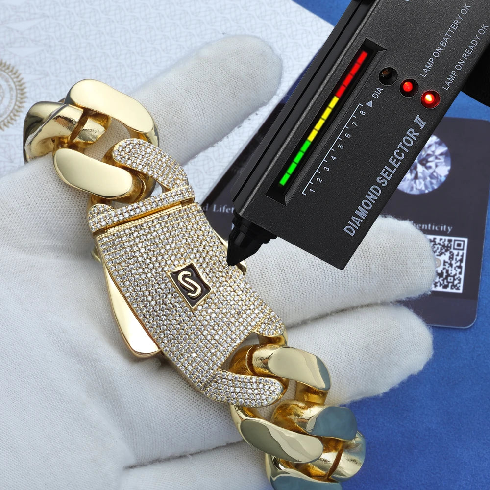 Monaco Ice – Moissanita VVS en Plata 925