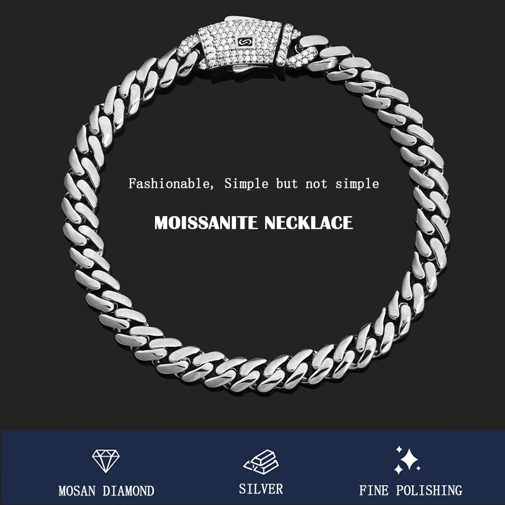 Monaco Ice – Moissanita VVS en Plata 925