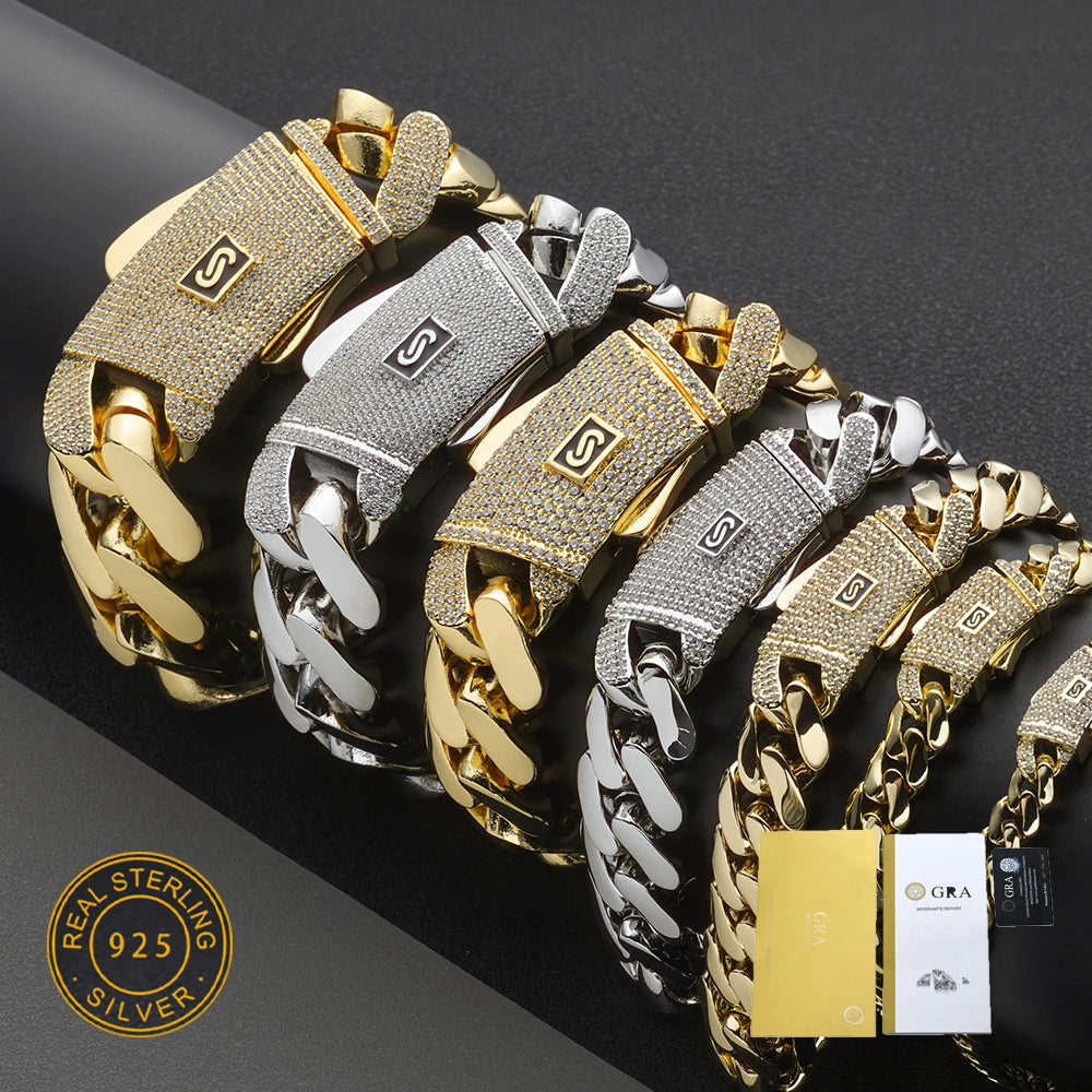 Monaco Ice – Moissanita VVS en Plata 925